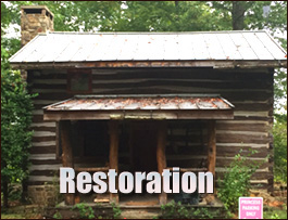 Historic Log Cabin Restoration  Sabina, Ohio